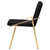 Nika Dining Chair Black/Gold