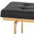 Louve Occasional Bench Black