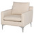 Anders Occasional Chair Sand/Silver