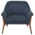 Charlize Occasional Chair Denim Tweed