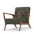 Eloise Occasional Chair Hunter Green Tweed