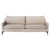 Anders Triple Seat Sofa Nude/Black