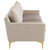 Anders Triple Seat Sofa Nude/Gold