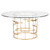 Round Tiffany Dining Table Gold