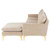 Anders Sectional Sofa Nude/Gold