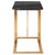 Dell Side Table Black Wood Vein/Gold