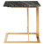 Dell Side Table Black Wood Vein/Gold