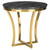 Aurora Side Table Black Wood Vein/Gold