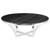 Aurora Coffee Table Black Wood Vein/Stainless