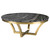 Aurora Coffee Table Black Wood Vein/Gold