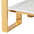 Tierra Coffee Table White/Gold