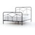 Casey Iron King Bed-Black