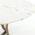 Gage Dining Table-60"-Polished White Mar