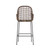 Bandera Outdoor Woven Bar Stool-Dist Grey