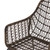 Bandera Outdoor Woven Counter Stool-Grey