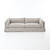 Habitat Sofa-96"-Valley Nimbus