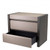 Bedside Table Meribel grey leather look