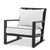 Chair Como outdoor black