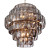 Chandelier Amazone Large, Smoke Finish