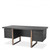 Desk Canova charcoal grey oak veneer