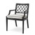 Dining Chair Paladium with arm outdoor black