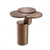 Side Table Armstrong brushed copper finish