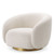 Swivel Chair Brice bouclé cream