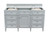 Brittany 60" Single Vanity, Urban Gray