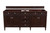 Brittany 72" Double Vanity, Burnished Mahogany