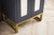 Chianti 20" Single Vanity Cabinet, Mineral Gray, Radiant Gold w/ White Glossy Composite Countertop