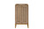 Chianti 20" Single Vanity Cabinet, Whitewashed Walnut, Radiant Gold