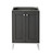 Chianti 24" Single Vanity Cabinet, Mineral Gray, Brushed Nickel