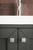 Chianti 24" Single Vanity Cabinet, Mineral Gray, Brushed Nickel w/ White Glossy Composite Countertop