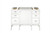 Addison 48" Single Vanity Cabinet, Glossy White