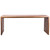 Camila 78" Rectangular Reclaimed Teak Waterfall Dining Table