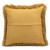 Chaz Long Hair New Zealand Wool Plush Square 16" x 16" Throw Pillow, Mustard