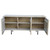 Cooper 76" Reclaimed Mango 3-Door Sideboard in Light Wash Finish