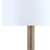 Dalin 70" Tall Modern Oak Carved Floor Lamp with White Drum Shade