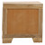 Elliana Teak and Woven Rattan 2-Drawer Side Table in a Natural Finish