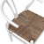 Kairo White Oak and Natural Woven Wicker Wishbone Back Dining Arm Chair