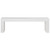 Layla 63" Indoor-Outdoor White Concrete Waterfall Bench