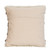 Madison Hand Woven New Zealand Wool 20" x 20" Square Throw Pillow in Ivory and Sand