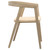 Mateo Ash Wood and Paper Woven Dining Chair in a Light Blond Finish