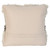 Orleans Hand Woven and Hand Tufted Ivory and Grey Wool 20" x 20" Square Throw Pillow