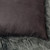 Spruce Natural Lamb Mohair Fur and Suede 20" Square Throw Pillow
