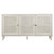 Xander Reclaimed Acacia Whitewash Coastal 66" Long 3-Door Sideboard with Iron Hardware