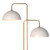 Mazi 65" Tall White Double Head Modern Floor Lamp