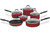 Cuisinart Advantage 11-Piece Red Nonstick Aluminum Cookware Set