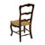 French Ladderback Side Chair, Brown - Set of 2