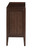 Reeded Chest of Drawers, Brown